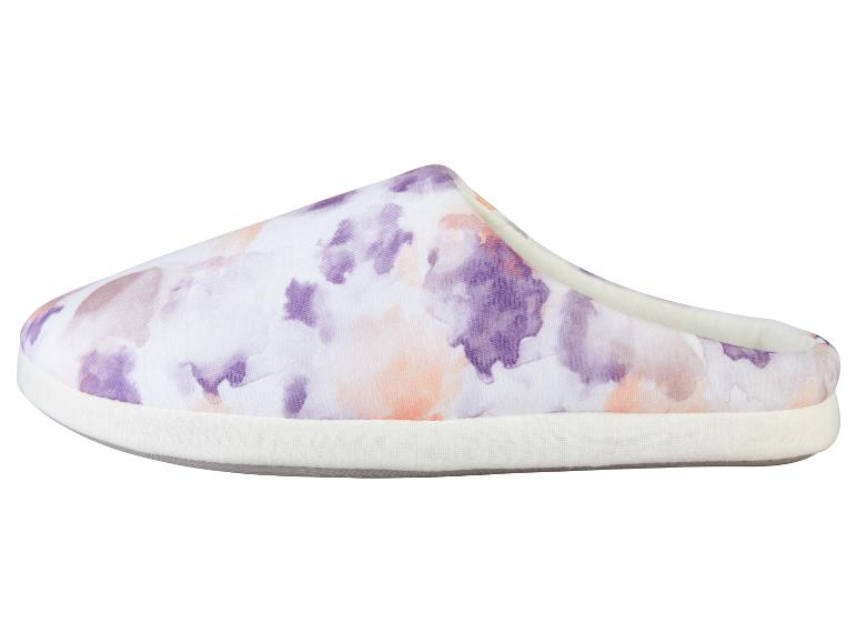 Hausschuhe, Aquarellmuster, Pastelltöne.