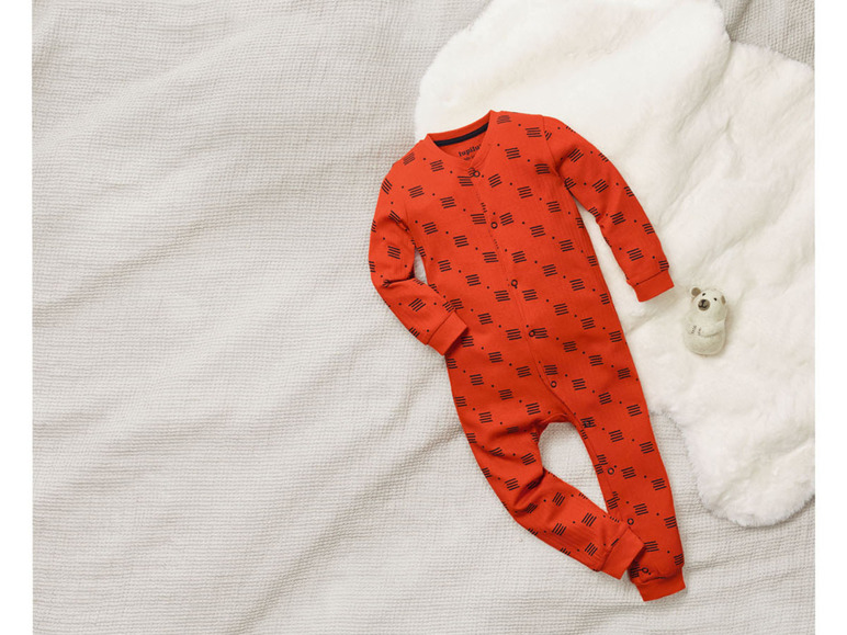Gehe zu Vollbildansicht: lupilu Baby Jungen Schlafoverall aus reiner Baumwolle - Bild 13