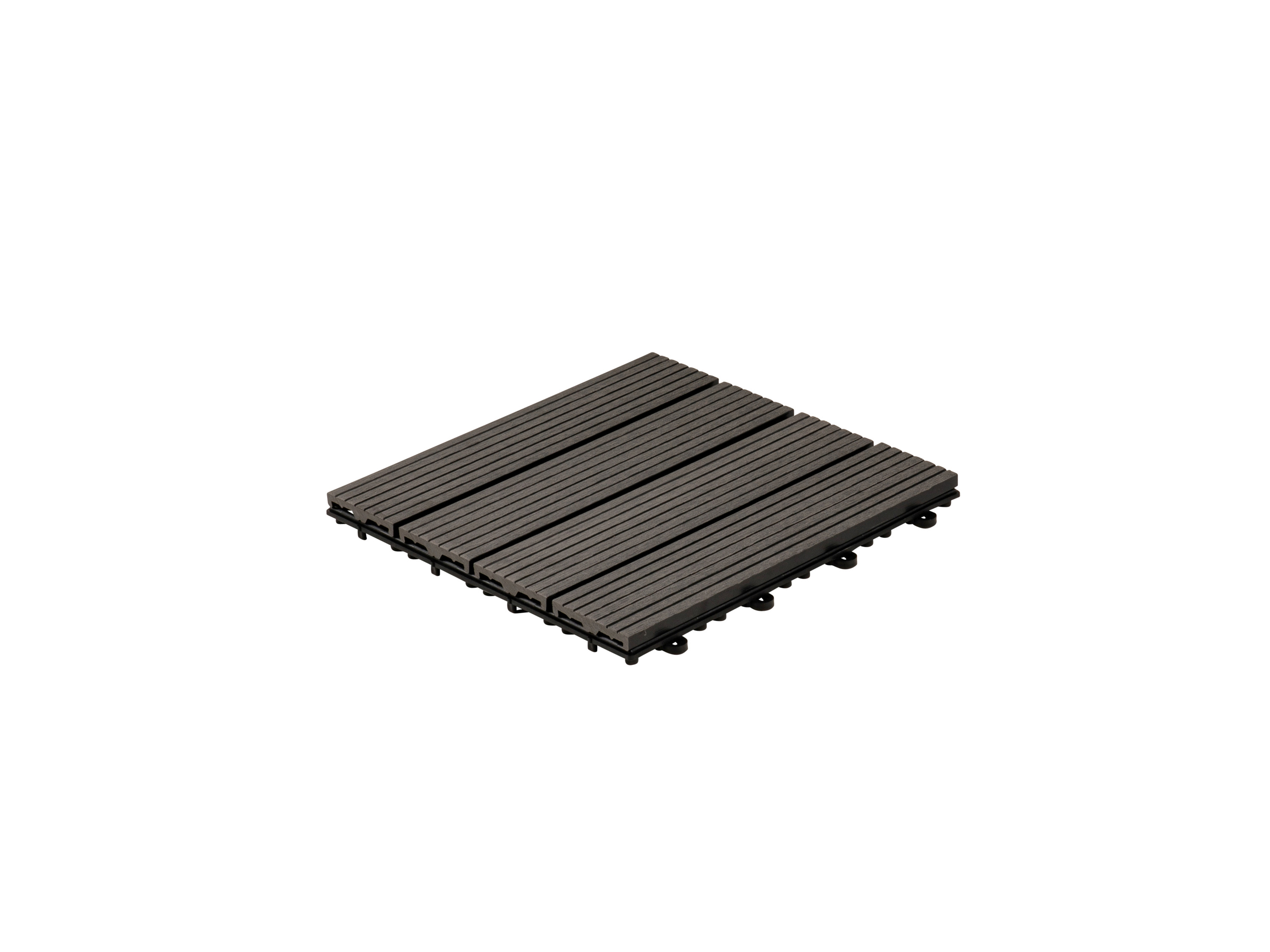 HOME DELUXE WPC Holzfliesen (3m², Anthrazit)