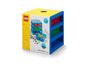 LEGO 3-Schubladen-Aufbewahrungssystem mit roten, grünen und blauen Schubladen