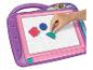 Ein rosa und lila Clementoni Gabby's Dollhouse Zauber-Malbrett mit magnetischen Formen.