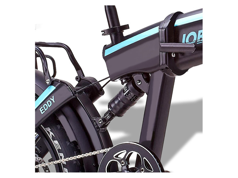 Gehe zu Vollbildansicht: JOBOBIKE E-Bike »Eddy«, Fat-Reifen, vollgefedert, 20 Zoll - Bild 18