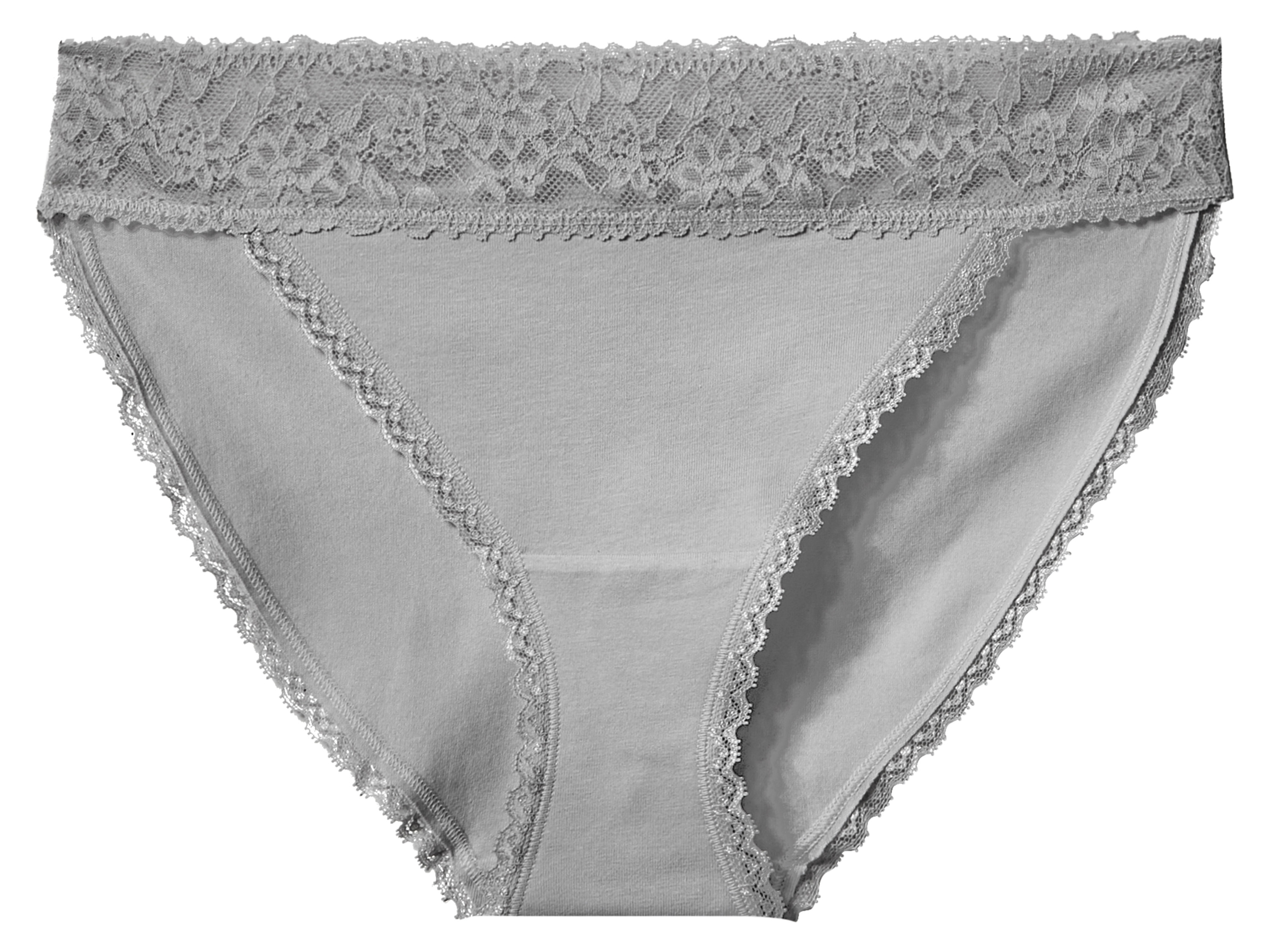 Thumbnail - esmara® Damen Slips mit Spitze, 5 Stück (navy / dunkelgrau / hellgrau, S (36/38))