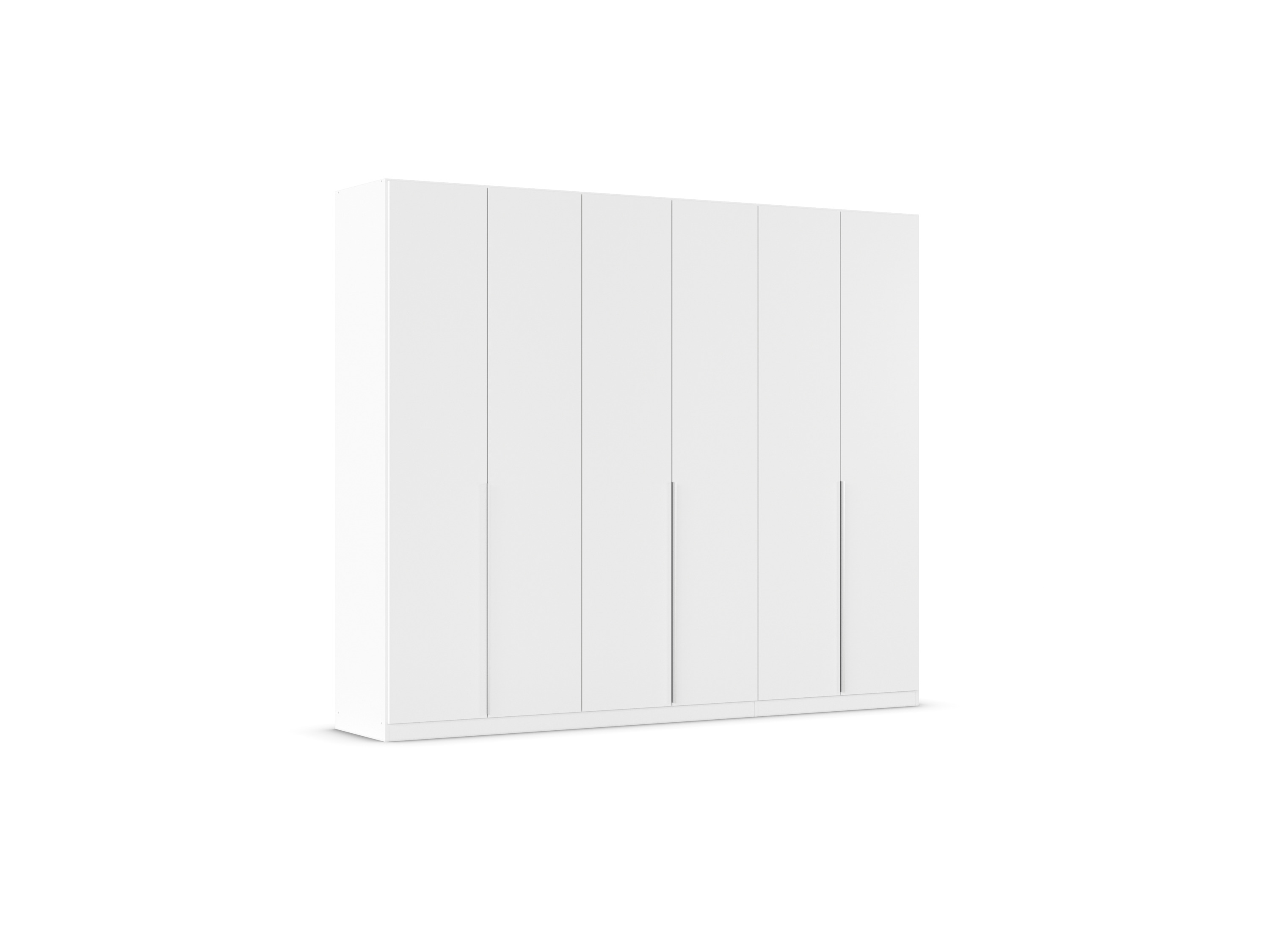 RAUCH ORANGE Drehtürenschrank Alabama (Basic-Zubehör, Weiß, Griffe Alufarben, 271 x 229 cm) – Bild 3 von 4