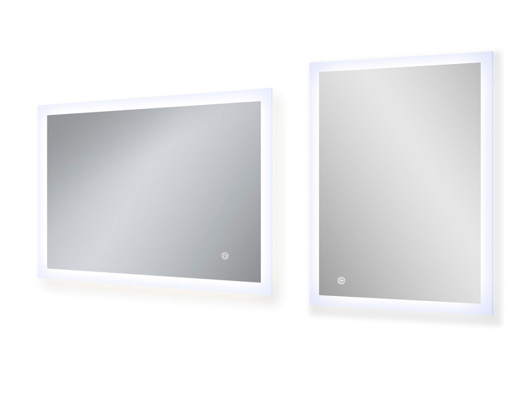 Gehe zu Vollbildansicht: axentia LED-Spiegel, modernes, zeitloses Design - Bild 47