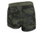 Herren-Boxershorts im grünen Camouflage-Muster mit Schriftzug am Bund.