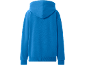 Blauer Herren-Kapuzenpullover, Rückansicht
