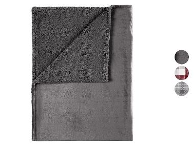 LIVARNO® Kuscheldecke mit Teddyfleece