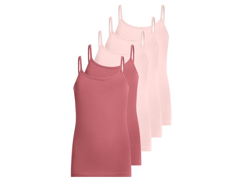 Damen-Spaghettiträger-Tops in Rosa- und Rottönen
