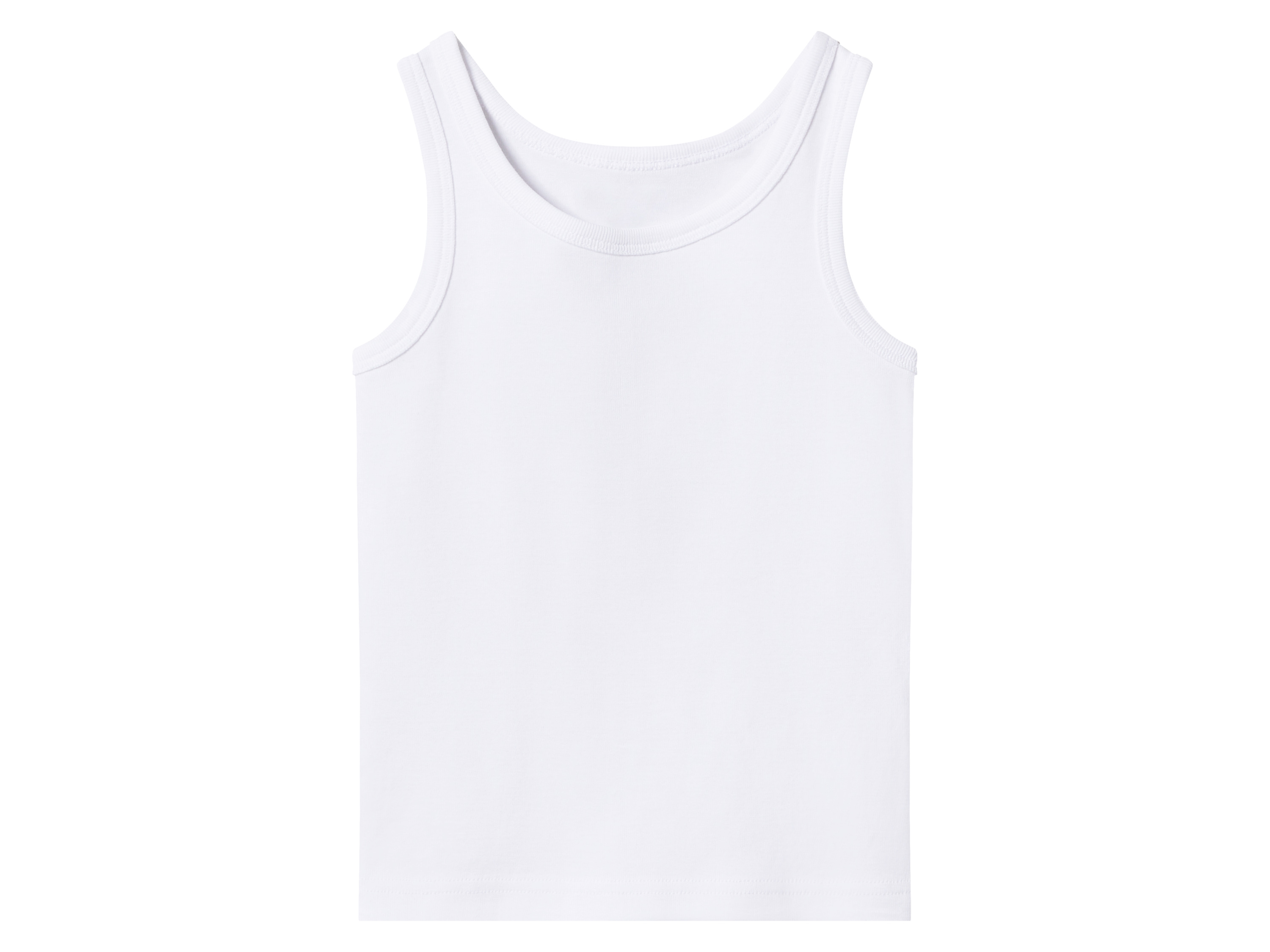 Thumbnail - lupilu® Kleinkinder Jungen Unterhemd, 5 Stück (Grün/Weiß, 122/128)