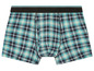 Karierte Herren-Boxershorts.