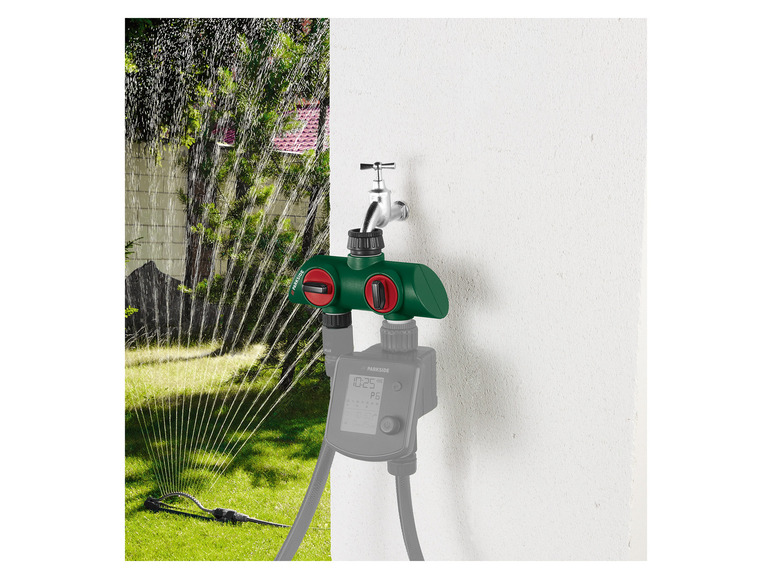Gehe zu Vollbildansicht: PARKSIDE® 2-Wege-Verteiler / Bewässerungsuhr / Wassermengenzähler - Bild 3