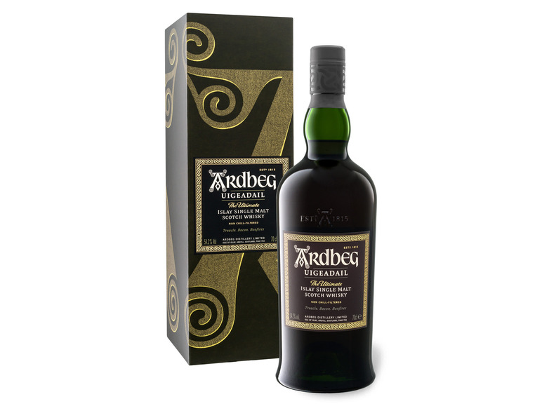 Gehe zu Vollbildansicht: Ardbeg Uigeadail Islay Single Malt Scotch Whisky mit Geschenkbox 54,2% Vol - Bild 1