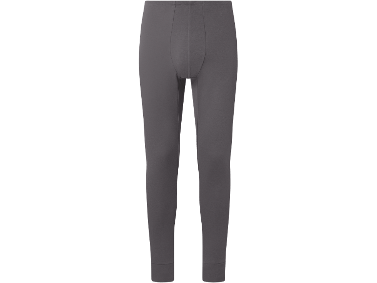 Herren-Lange Unterhose in Dunkelgrau.