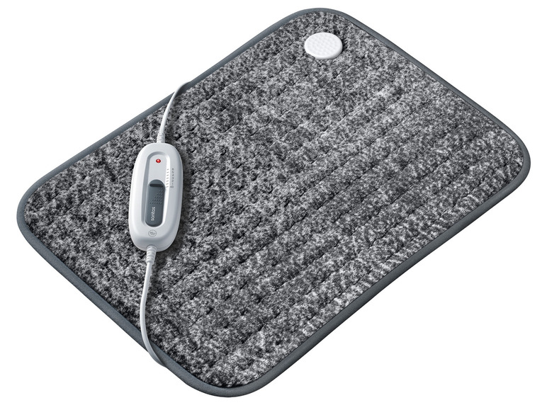 Elektrische Heizdecke von Sanitas mit Temperaturregelung.