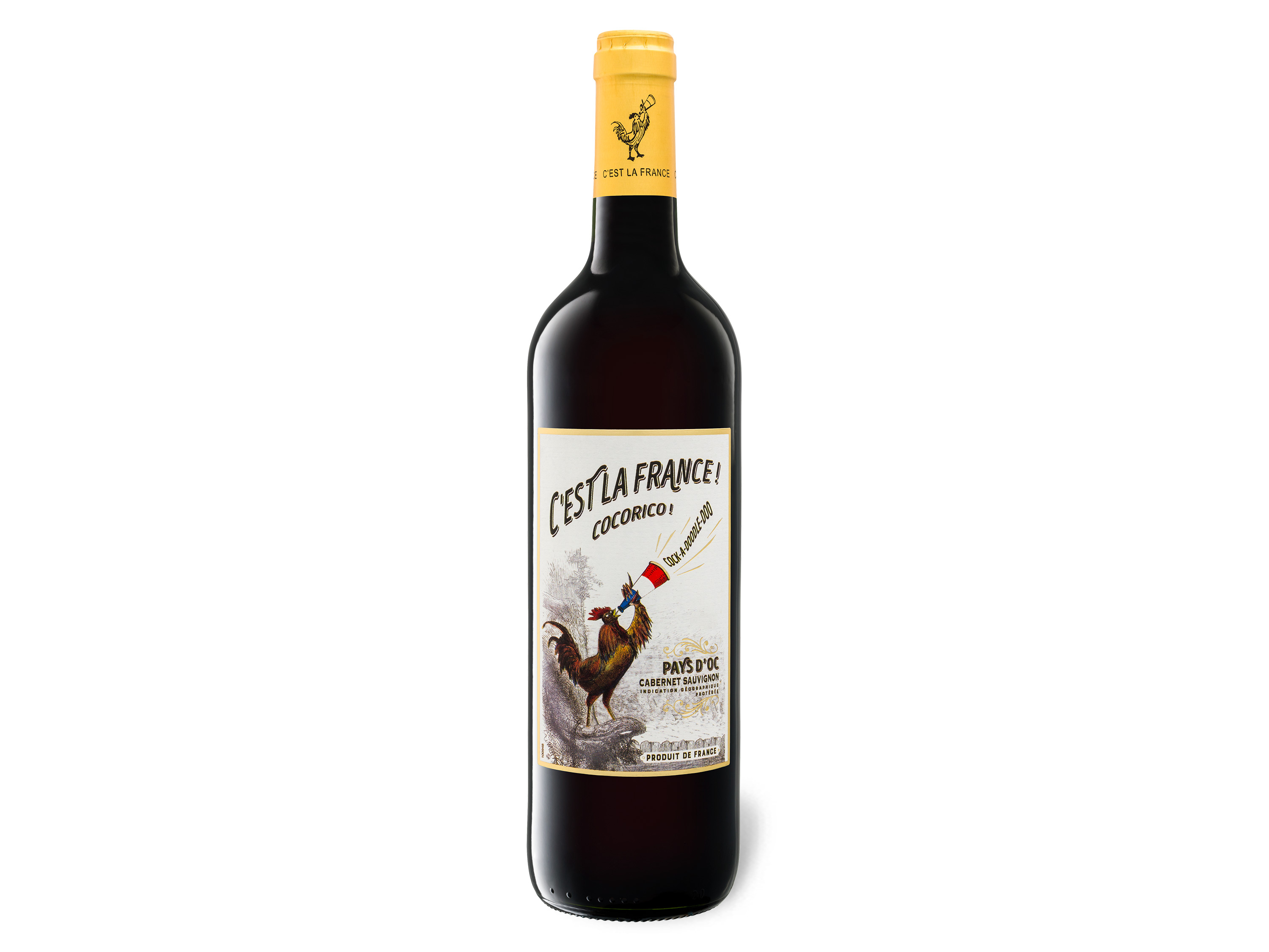 C%27est la France Cocorico Cabernet Sauvignon Pays d%27Oc IGP trocken, Rotwein 2020 Wein & Spirituosen Lidl DE