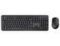 Schwarzes Trust Wireless-Tastatur- und Maus-Set