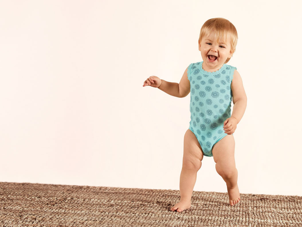 LUPILU® Baby Body (rosa/mint, 50/56) – Bild 2 von 4