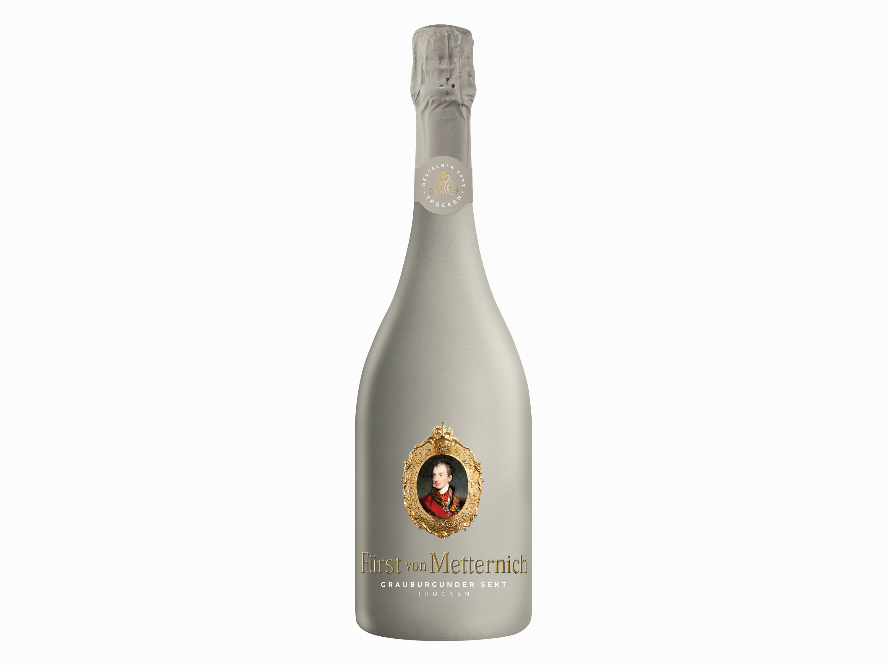 Lidl Wein-Angebot - FÜRST VON METTERNICH Grauburgunder Sekt trocken, Schaumwein