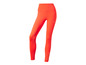 Orangefarbene Leggings zum Sport mit Reebok-Logo.