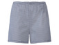 Blau-weiß gestreifte Shorts