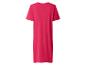 Fuchsiafarbenes Damen-T-Shirt-Kleid, Rückansicht