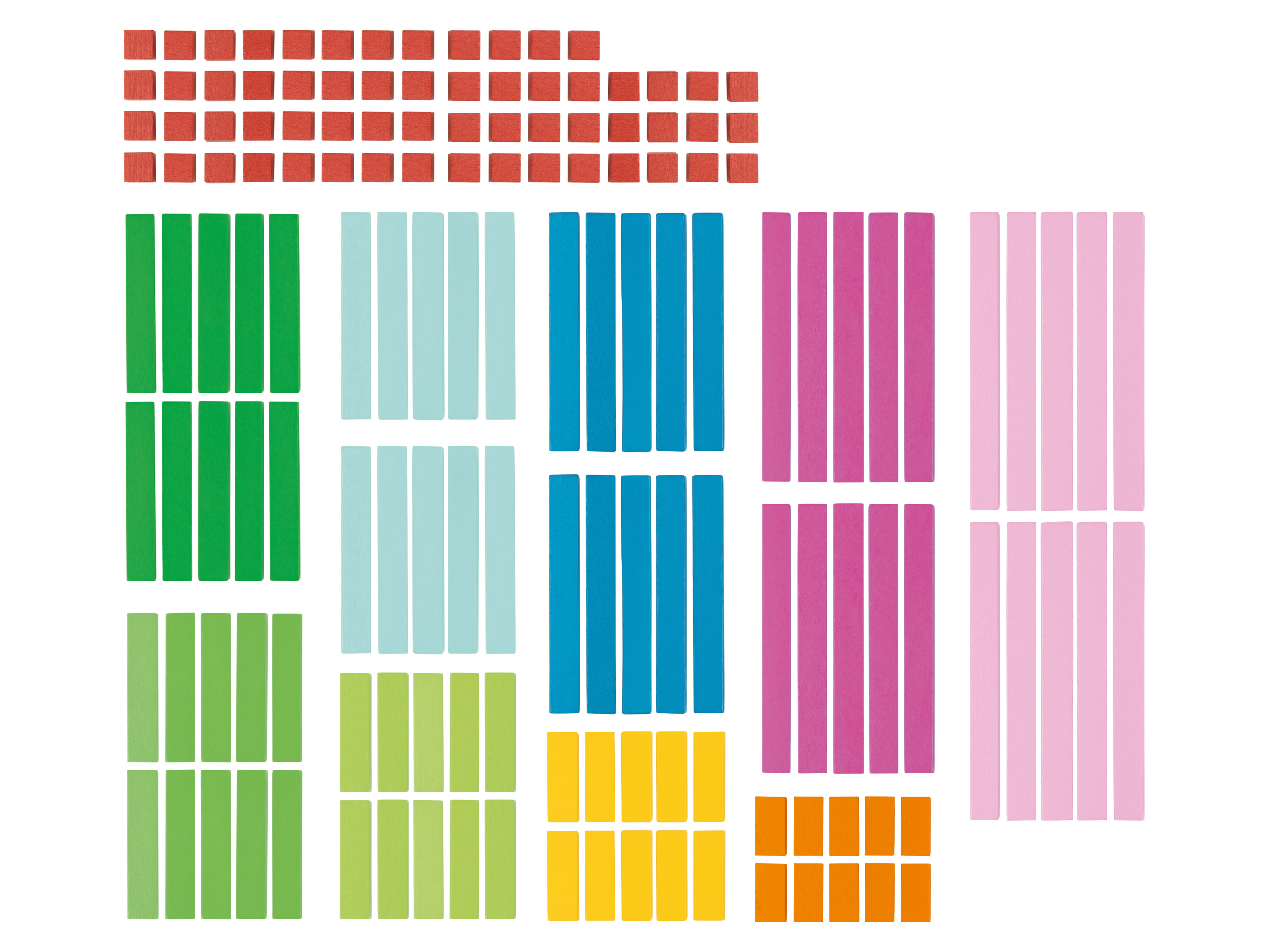 Thumbnail - lupilu® Zählstäbe aus Holz / Magnetisches Labyrinth / Abakus / Rechen-Spielzeug / Logik-Spiel (Zählstäbe aus Holz)