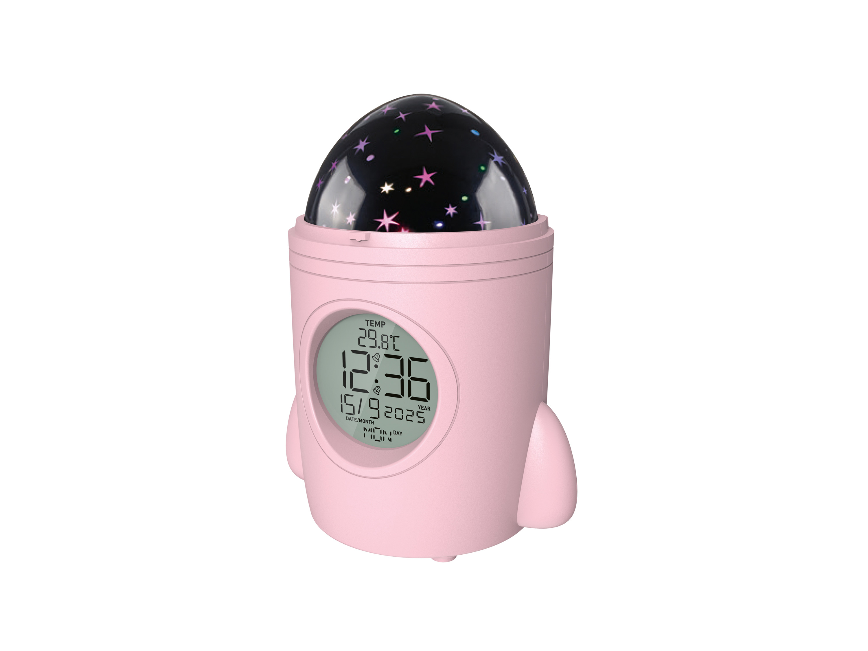 TRONIC® Wecker mit Sternenprojektion (Rosa)""