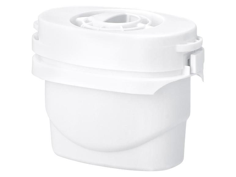 Weiße Wasserfilterkartusche für Haushaltsgeräte