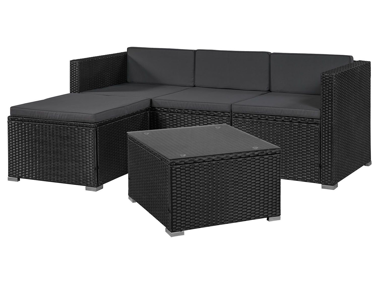 JUSKYS Gartenlounge Punta Cana (Dunkelgrau, M)