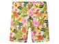 Kinder-Badeshorts mit farbenfrohem tropischem Blumenmuster.