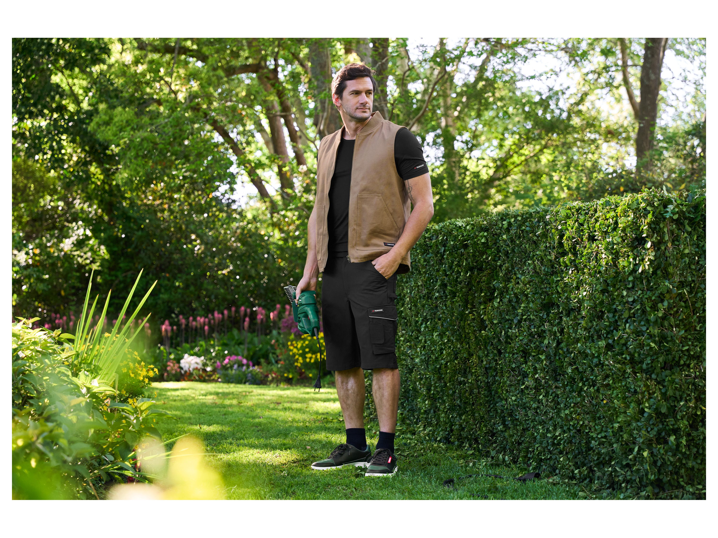 Thumbnail - PARKSIDE® Herren Weste (Beige, S (44/46))