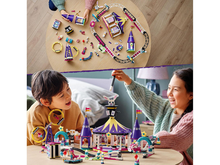 Gehe zu Vollbildansicht: LEGO® Friends 41685 »Magische Jahrmarktachterbahn« - Bild 2