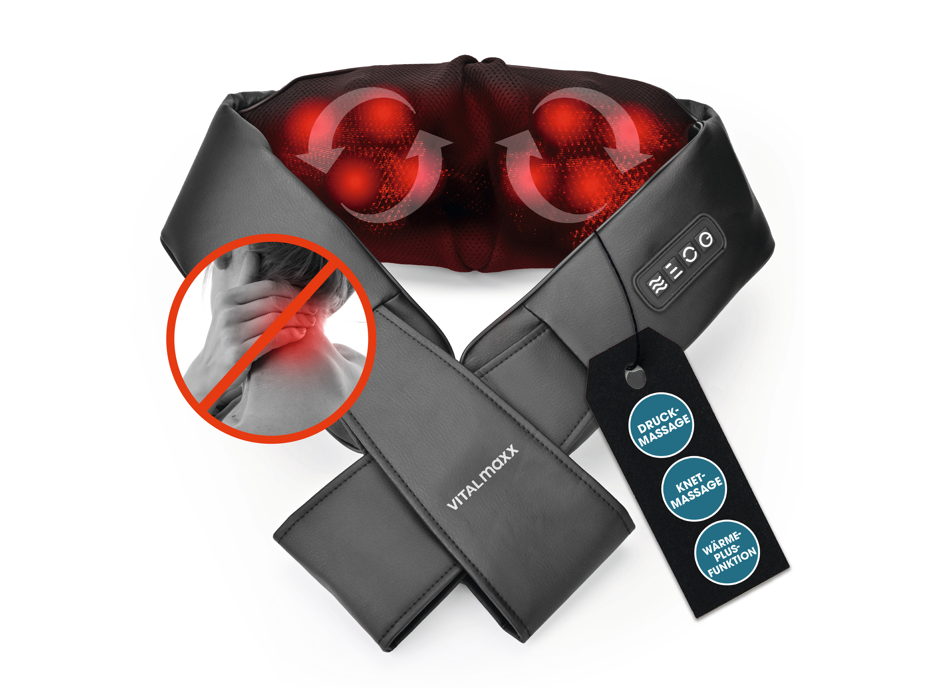 Thumbnail - VitalMaxx Shiatsu-Massagegerät Nacken und Schulter