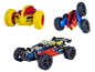 JAMARA ferngesteuerte Stuntcars SPINact, X-F2 und Vispon Buggy.