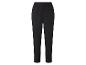Schwarze Damen-Hose mit hohem Bund und geradem Bein