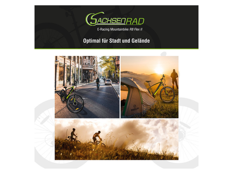 Gehe zu Vollbildansicht: SachsenRad E-Bike Mountainbike R8 Flex 2022, MTB, 27,5 Zoll - Bild 3