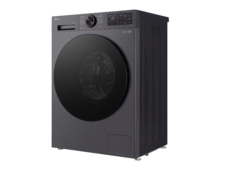 LG Waschmaschine F2X7SLIM9B in Dunkelgrau.