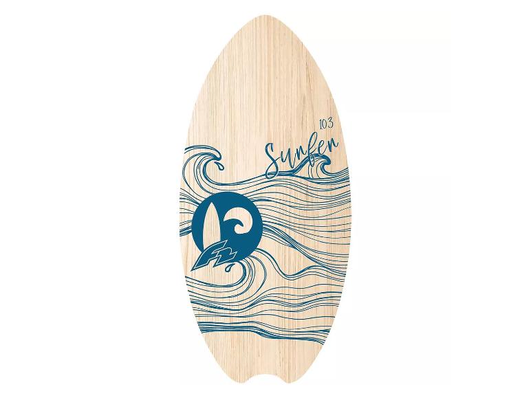 Sunfun Surfboard 10'3 mit Wellendesign.