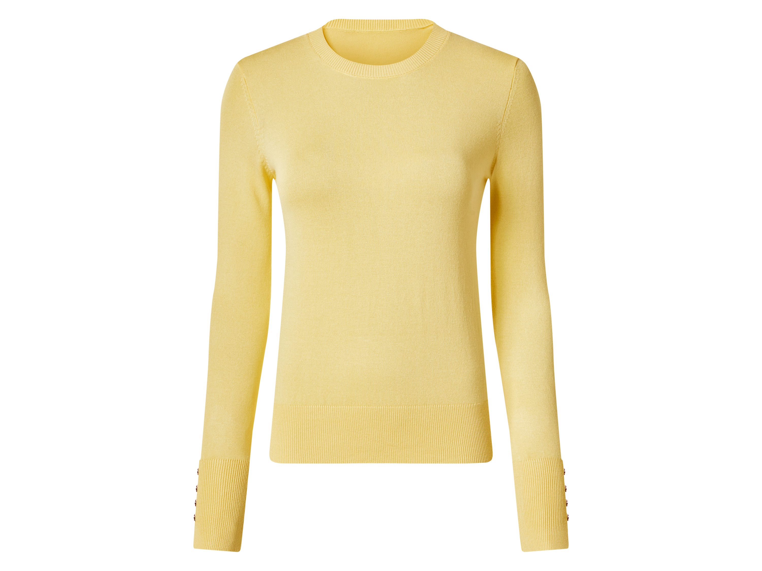 ESMARA® Damen Pullover (Gelb, M(40/42))