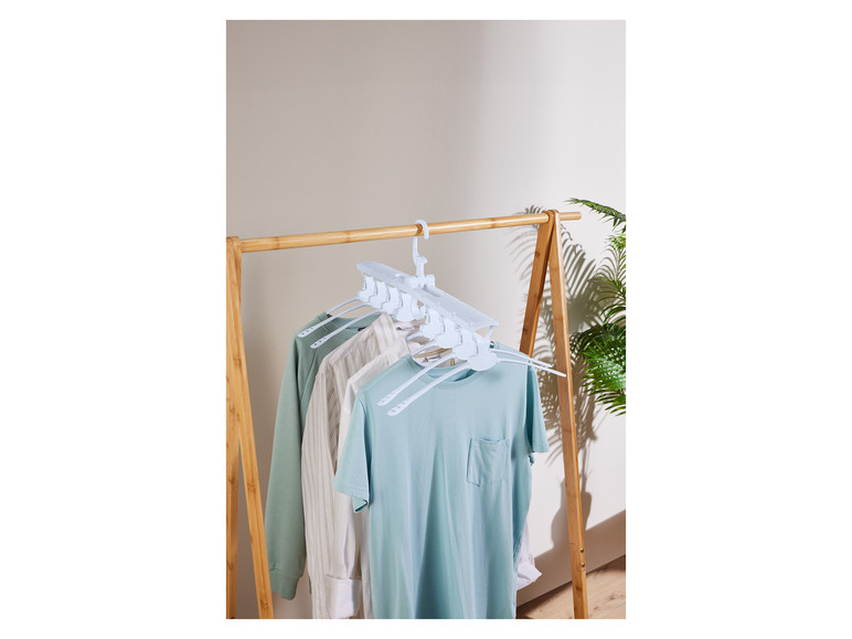 Gehe zu Vollbildansicht: LIVARNO home Kleiderbügel / Mini-Wäschespinne, zusammenklappbar - Bild 7
