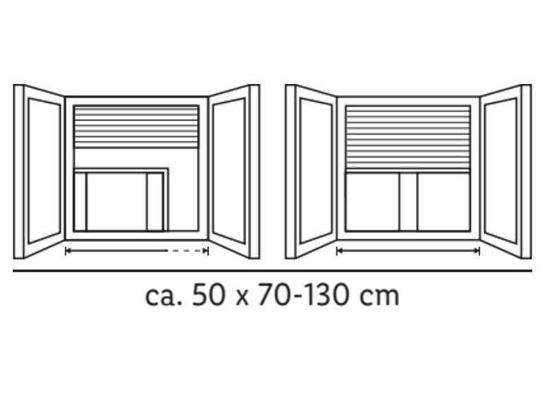Gehe zu Vollbildansicht: LIVARNO home Alu-Insektenschutz-Schiebefenster, 50 x 70-130 cm - Bild 9