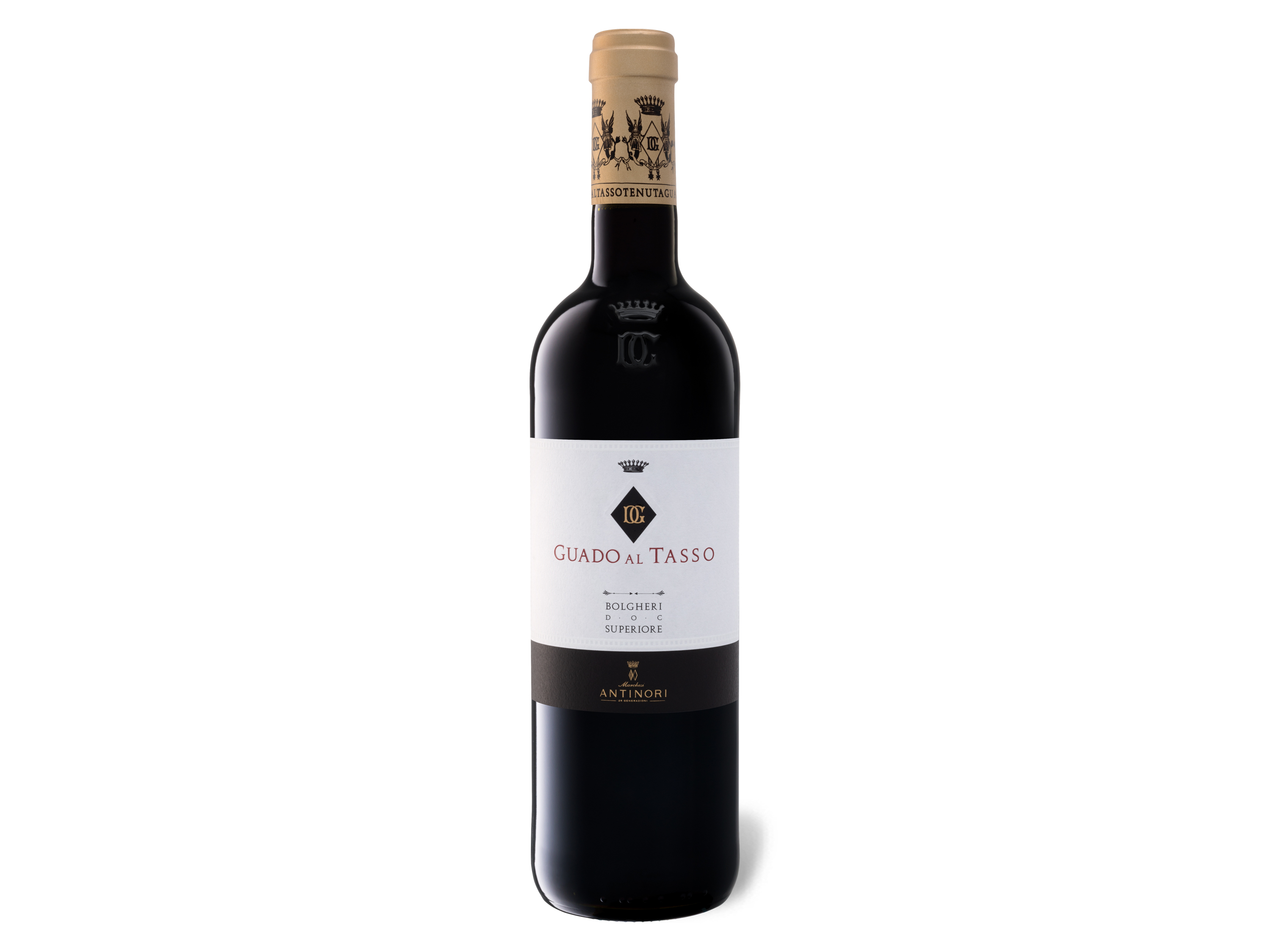 Lidl Wein-Angebot - Marchesi Antinori Guado al Tasso Bolgheri DOC Superiore, Rotwein 2020