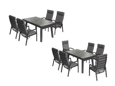 bellavista - Home & Garden® Dining-Set »Sydney/Kansas«, 5- und 7-teilig, mit Ausziehfunktion