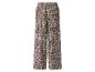 Weite Hose mit braunem und beigem Giraffenmuster