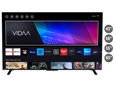 TOSHIBA - Fernseher »QV2363DAW« 4K UHD QLED VIDAA Smart TV 