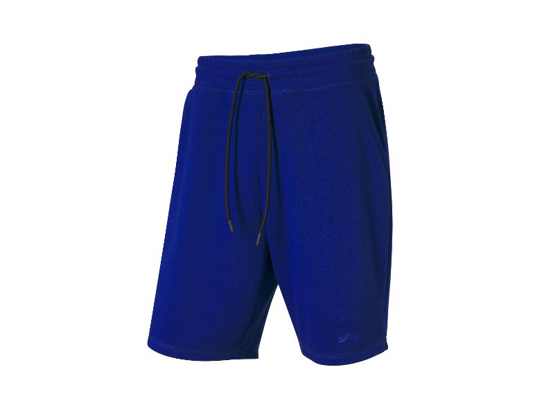 Dunkelblaue Sportshorts mit Kordelzug.