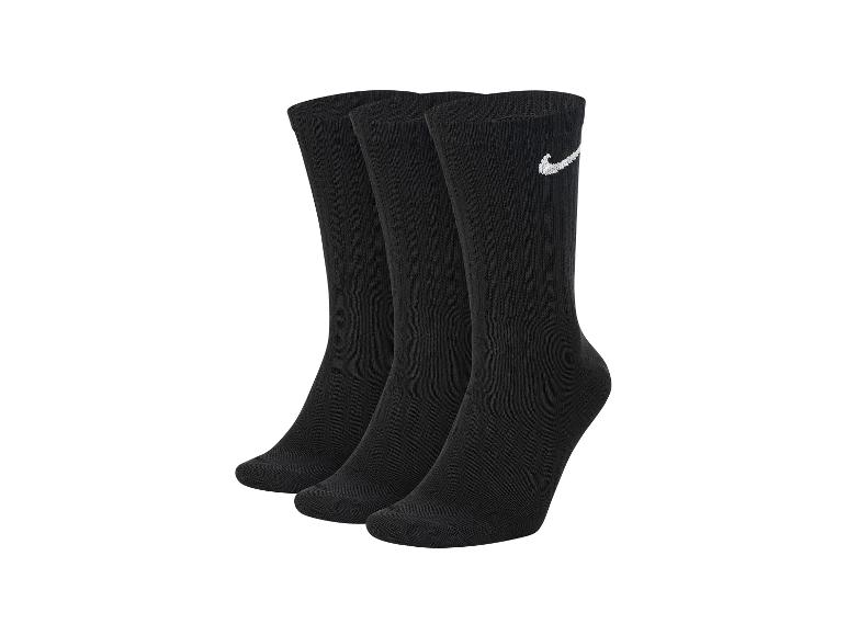 Dreierpack schwarze Crew-Socken