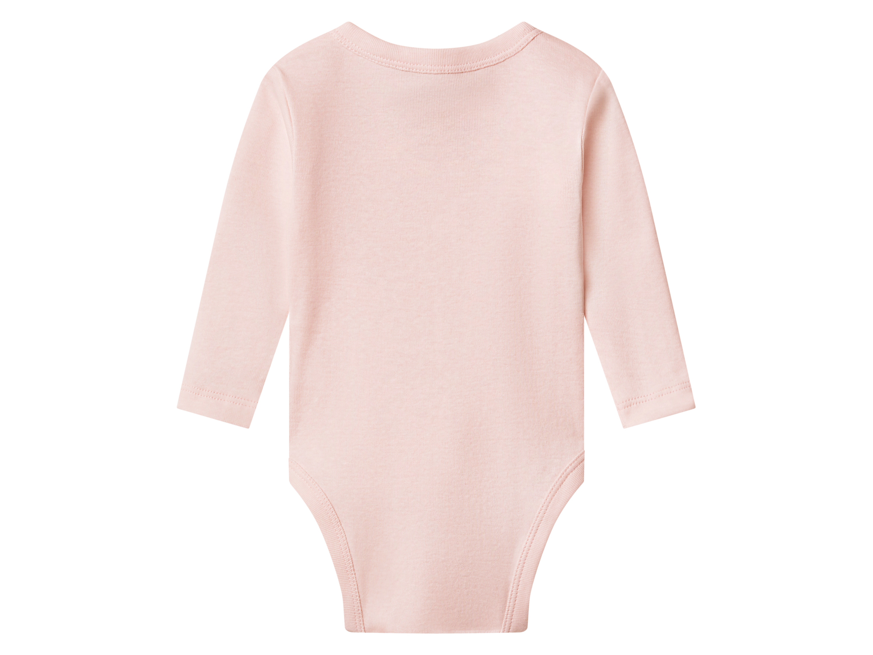 Thumbnail - lupilu® Baby Wickelbody langarm, 2 Stück (rosa/grün, 62/68)