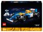 LEGO Icons Williams Racing FW14B Rennwagen und Nigel Mansell Minifigur.